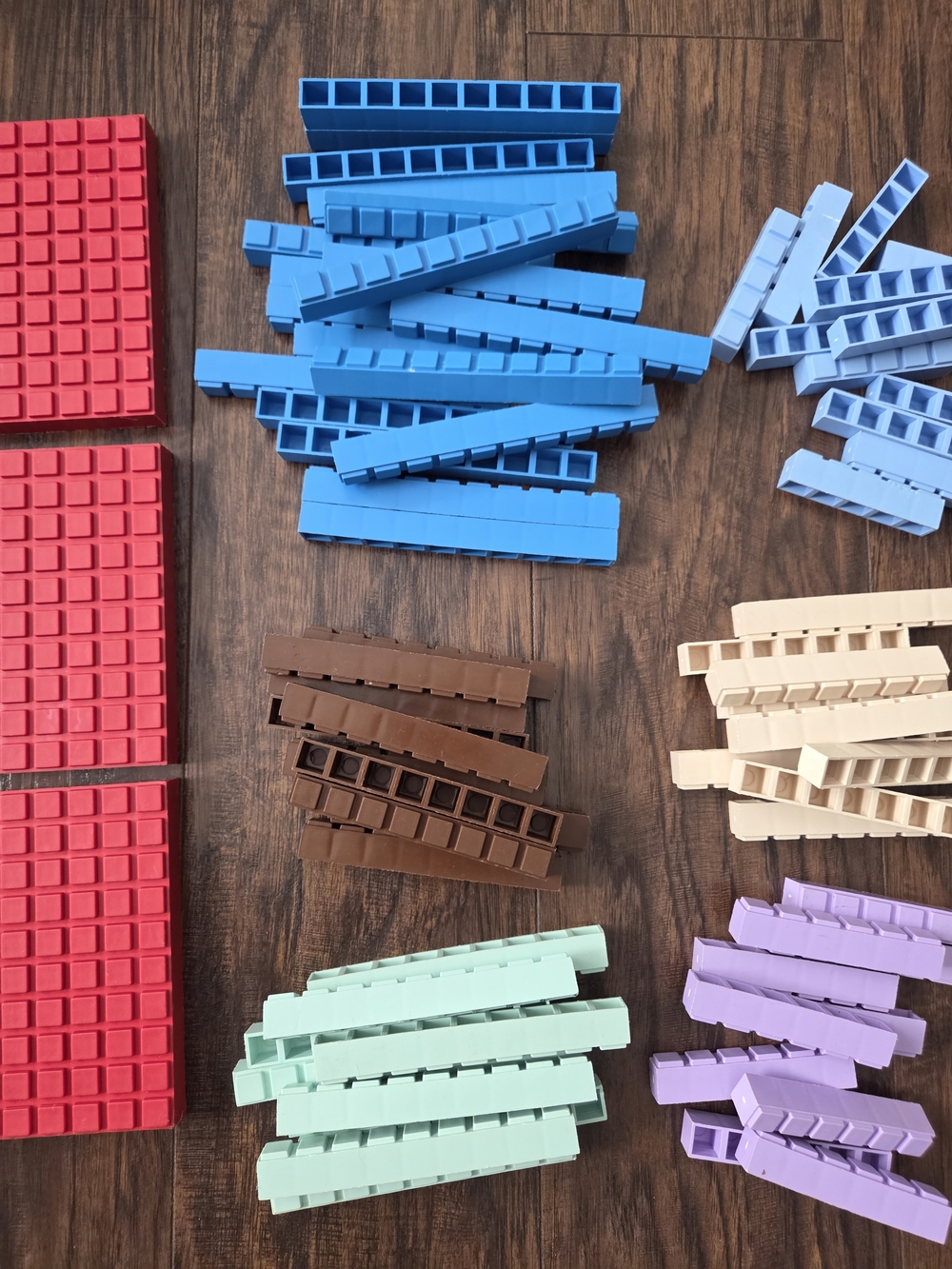 Math Manipulative Counting Blocks Set - Multicolor - Picture 3 of 4